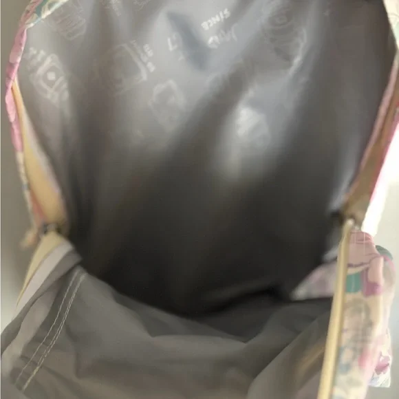 Jansport Floral Backpack - Pink and Blue - Picture 8 of 10